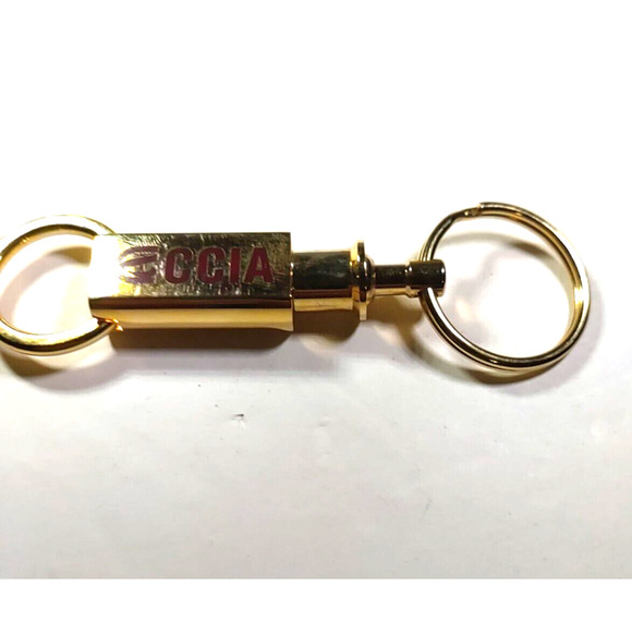 Barlow CCIA Extender Keychain Gold Tone In Box - Picture 10 of 12